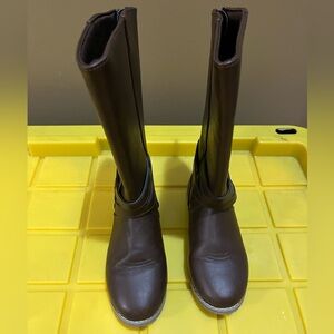 Girls Brown Riding Boots